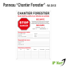 Panneau de Chantier Forestier Standard