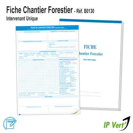 Chantier Forestier - Intervenant Unique